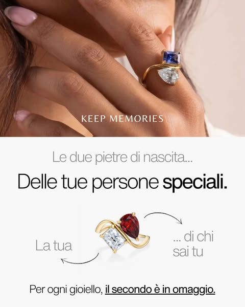Un anello di poche parole, ma quelle poche sono per voi due