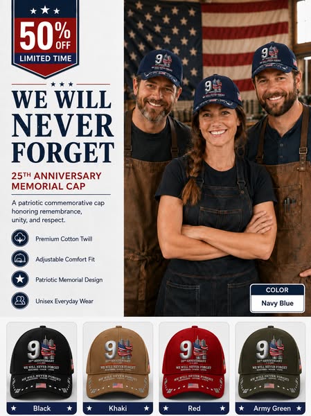 Unisex Patriotic Memorial Hat