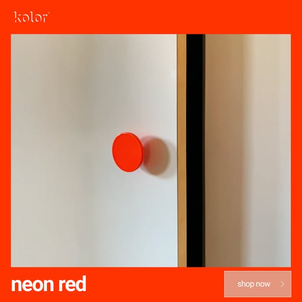 minimal space. maximum effect. explore neon red trend products designed to stand out.
