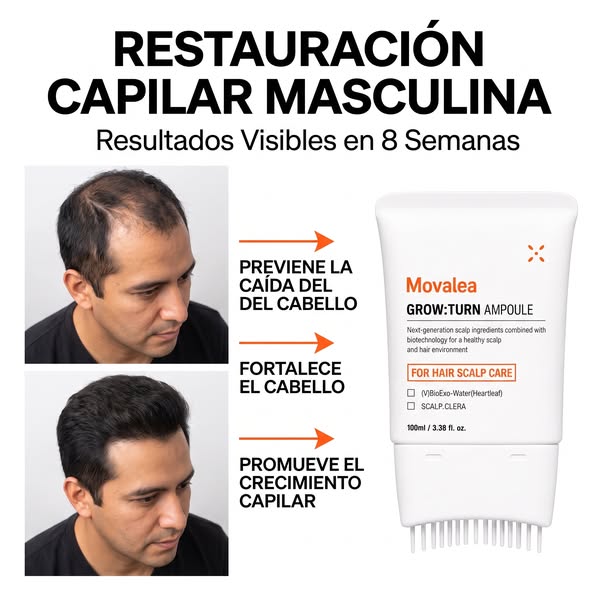 Como los hombres crecen el cabello en 8 semanas