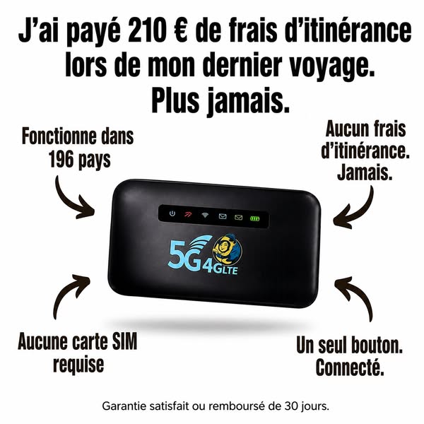 5G illimitée sans frais de roaming !
