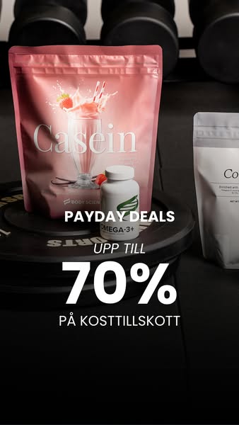 Upp till 70% rabatt på kosttillskott!