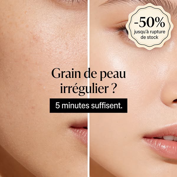 Transformez votre peau en 5 minutes !