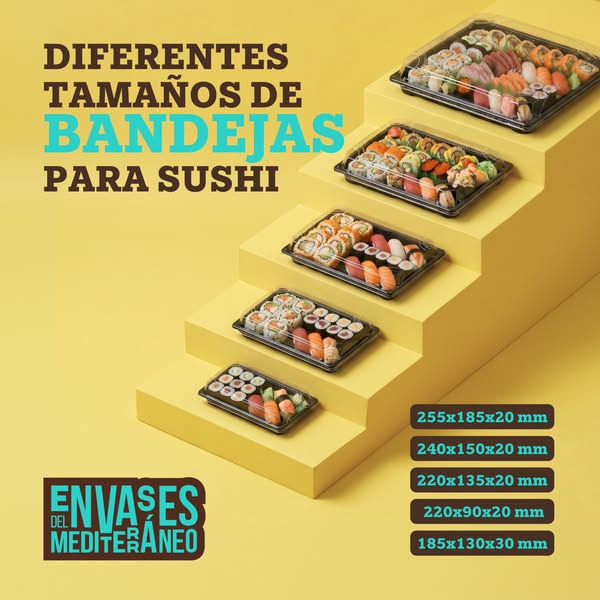 ¡Variedad total de envases!