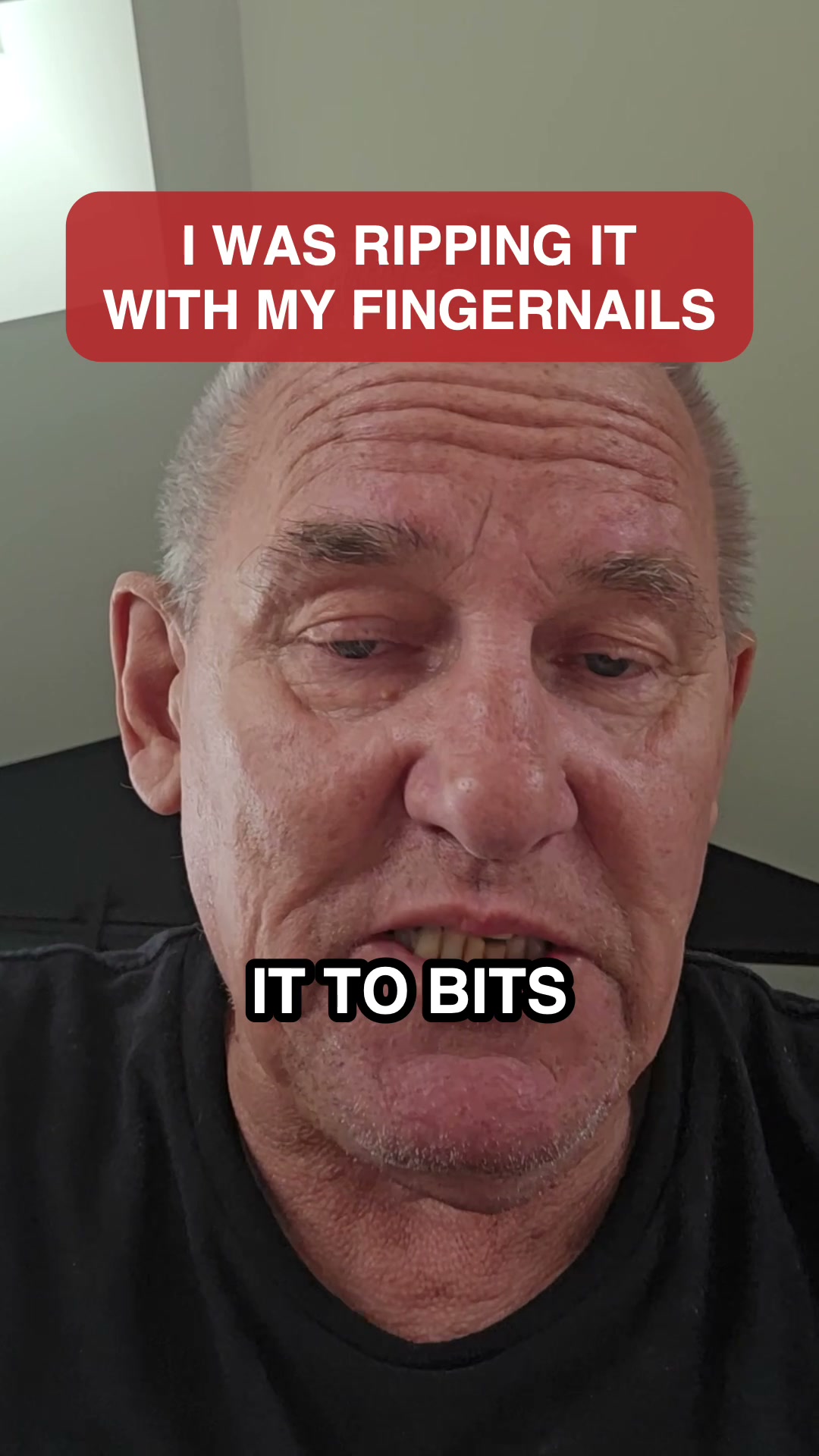 "I Was Ripping It With My Fingernails"