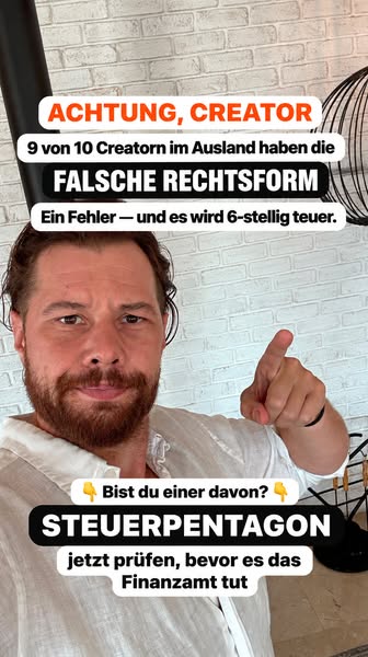 0–5 % Steuern als Creator – legal