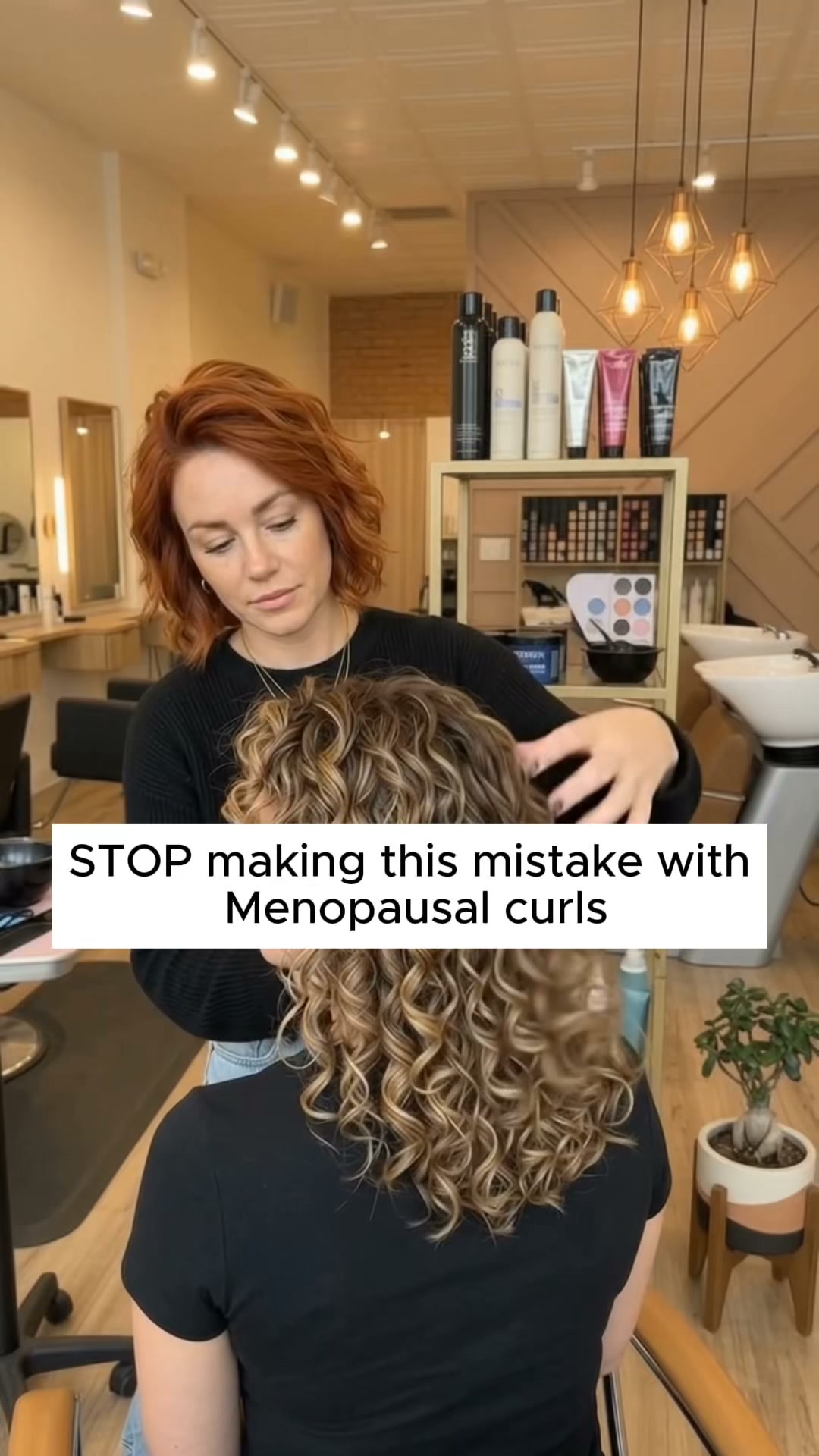 Lighter Shaping For Fine Curls