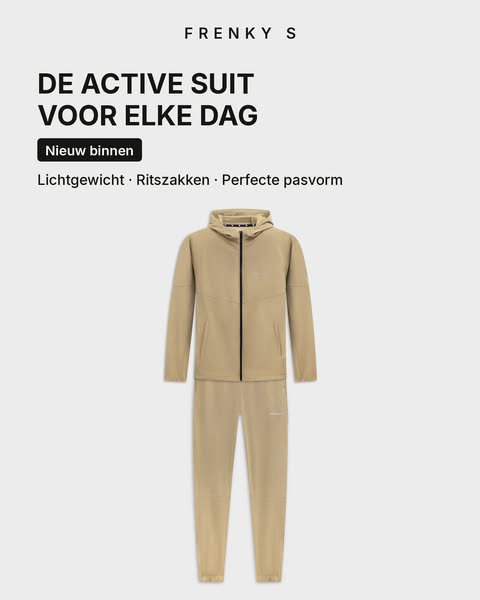 Zo vader, zo zoon. Nu als trainingspak.