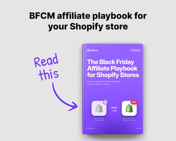 The Black Friday Affiliate Playbook for Shopify Stores