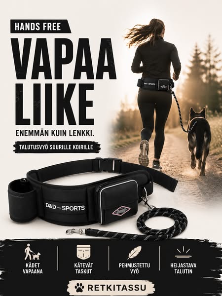 Vapauta kätesi lenkeillä!