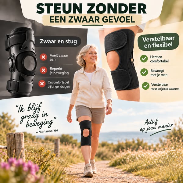 Steun ZONDER zwaar of stug gevoel