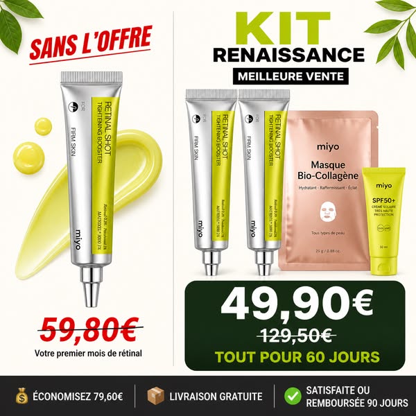 Il n'est jamais trop tard pour prendre soin de votre peau.