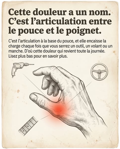 Pourquoi la douleur au pouce revient toujours — et ce que presque tout le monde rate