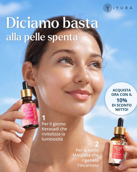Gocce al mattino + massaggio serale = Lucentezza senza fine!