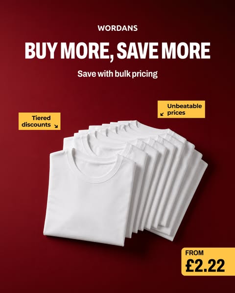 Blank. Customized. Bulk.