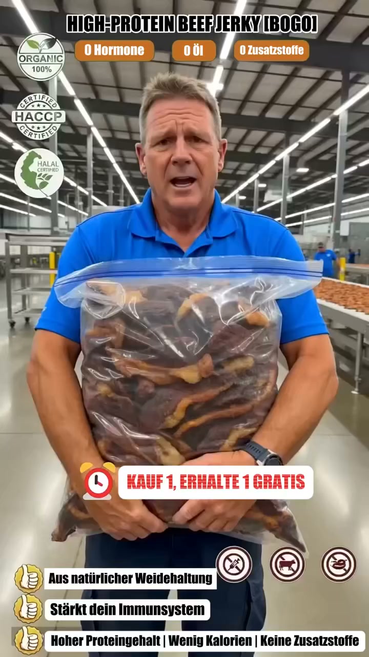 Schluss mit langweiligen Diät-Snacks! Knackige Angus-Rindfleisch-Chips