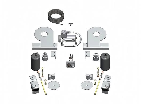 Luftfjädring inkl. kompressor VW T5 / T6 / T6.1 pickup / chassi