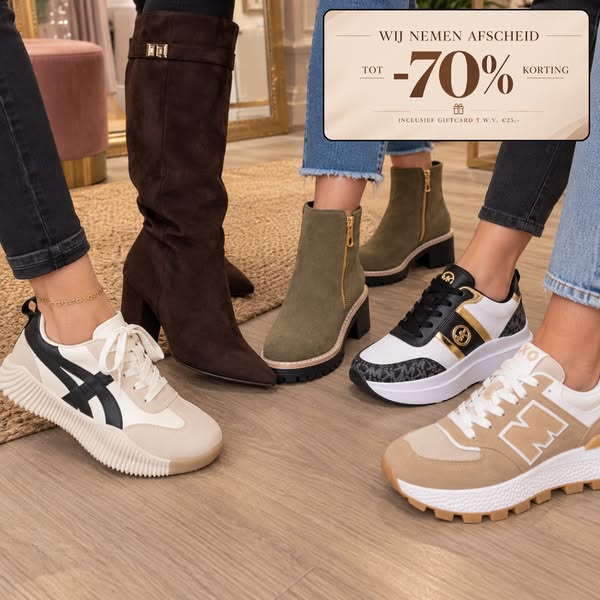 Tot 70% korting!