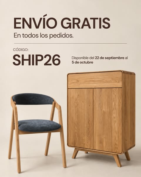 Envío Gratis con SHIP26