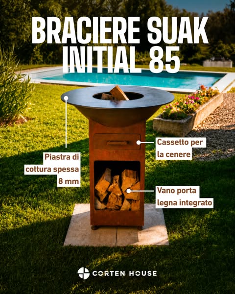 Bracieri di qualità, al prezzo giusto. Per momenti indimenticabili attorno al fuoco, tutto l’anno.