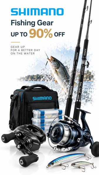 SHIMANO SPINNING REELS — UP TO 90% OFF