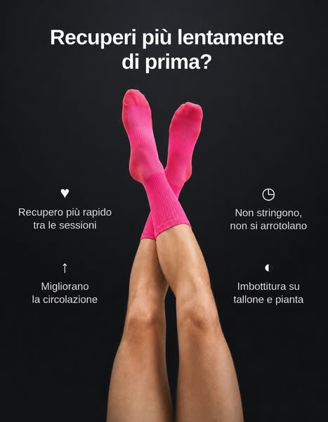 Più ossigeno ai muscoli. Meno fatica. Recupero più rapido.