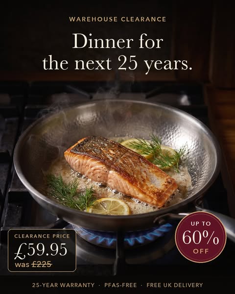 Titanium Pan Now £59.95 (Was £225)