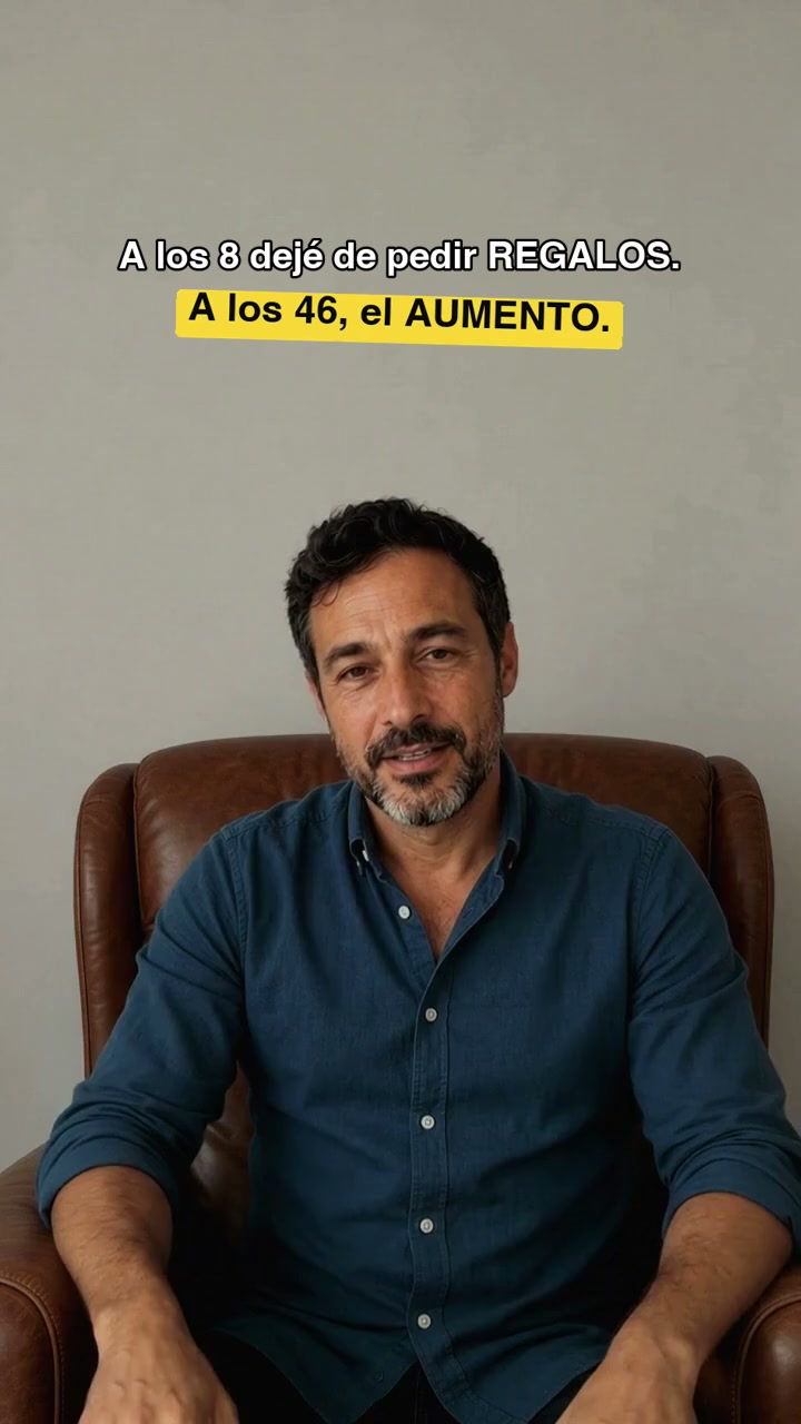 Dejé de pedir a los ocho años