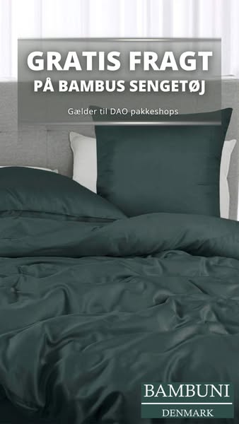 Gratis fragt på sengetøj