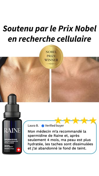 Complément anti-âge N°1 fabriqué en Suisse