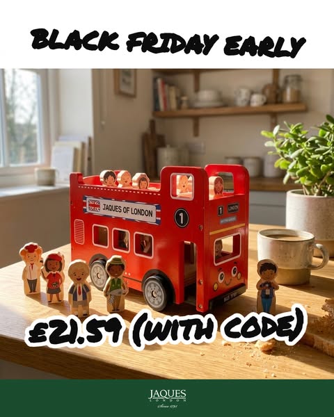 Black Friday Wooden Toys, Games & Puzzle Deals | Jaques of London