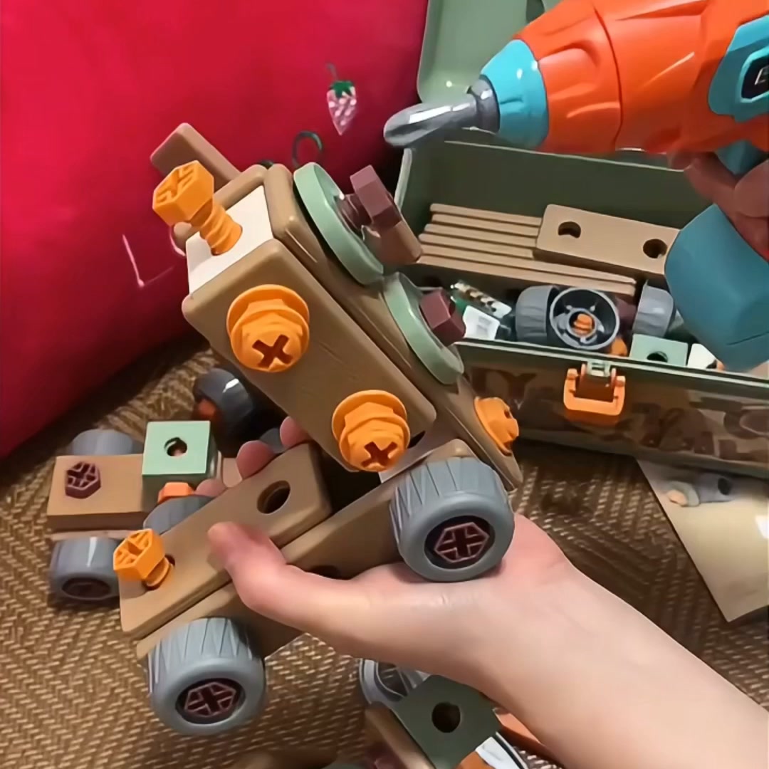 144 delige kindergereedschapsset met boormachine
