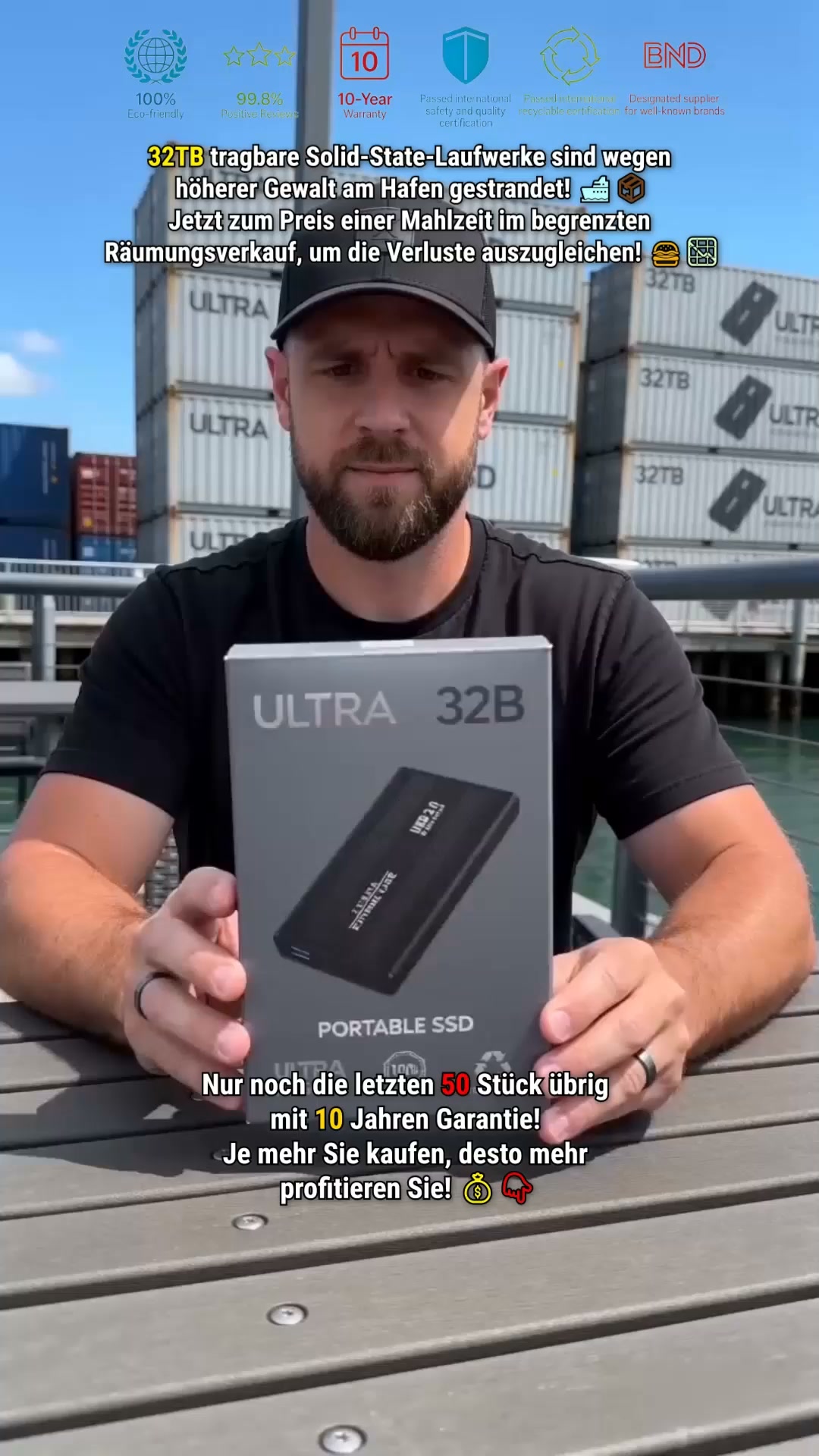 32TB Tragbare Externe SSD (1000 MB/s) – Jetzt im Angebot