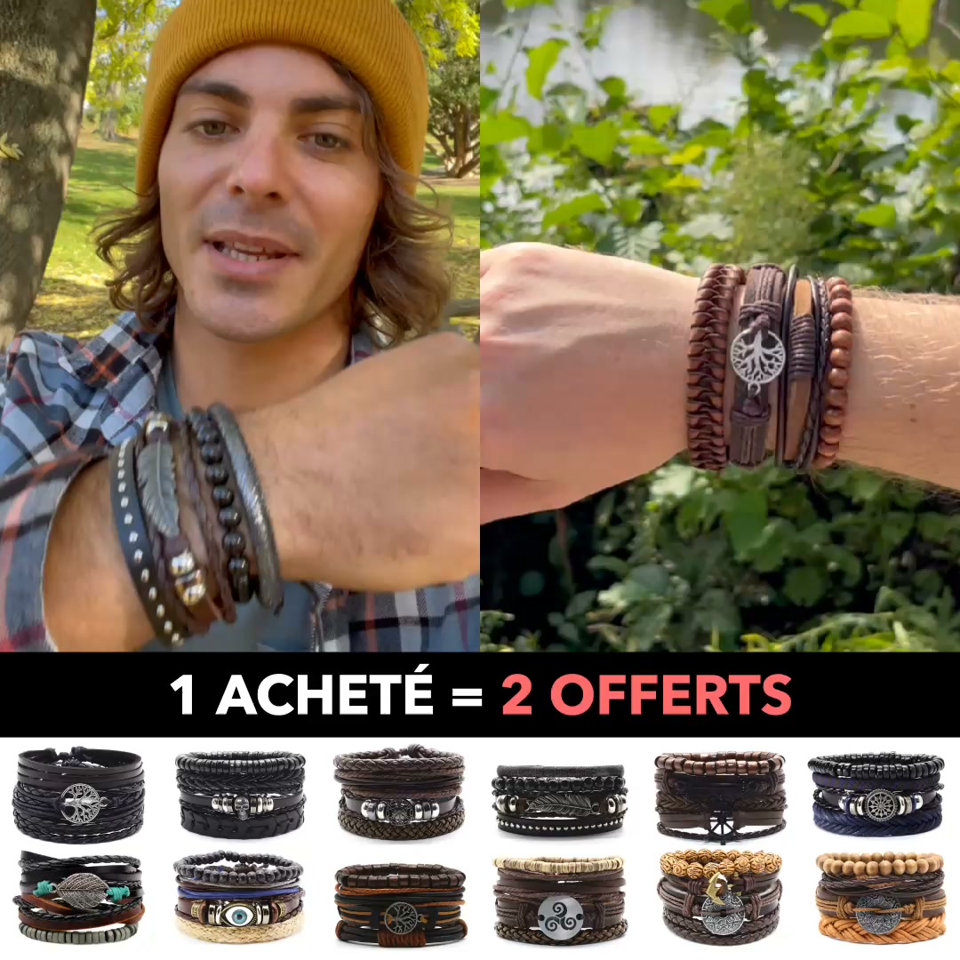 Mélange les différents bracelets (+ de 1000 combinaisons)