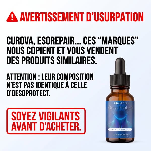 Oesoprotect, l'unique formule.