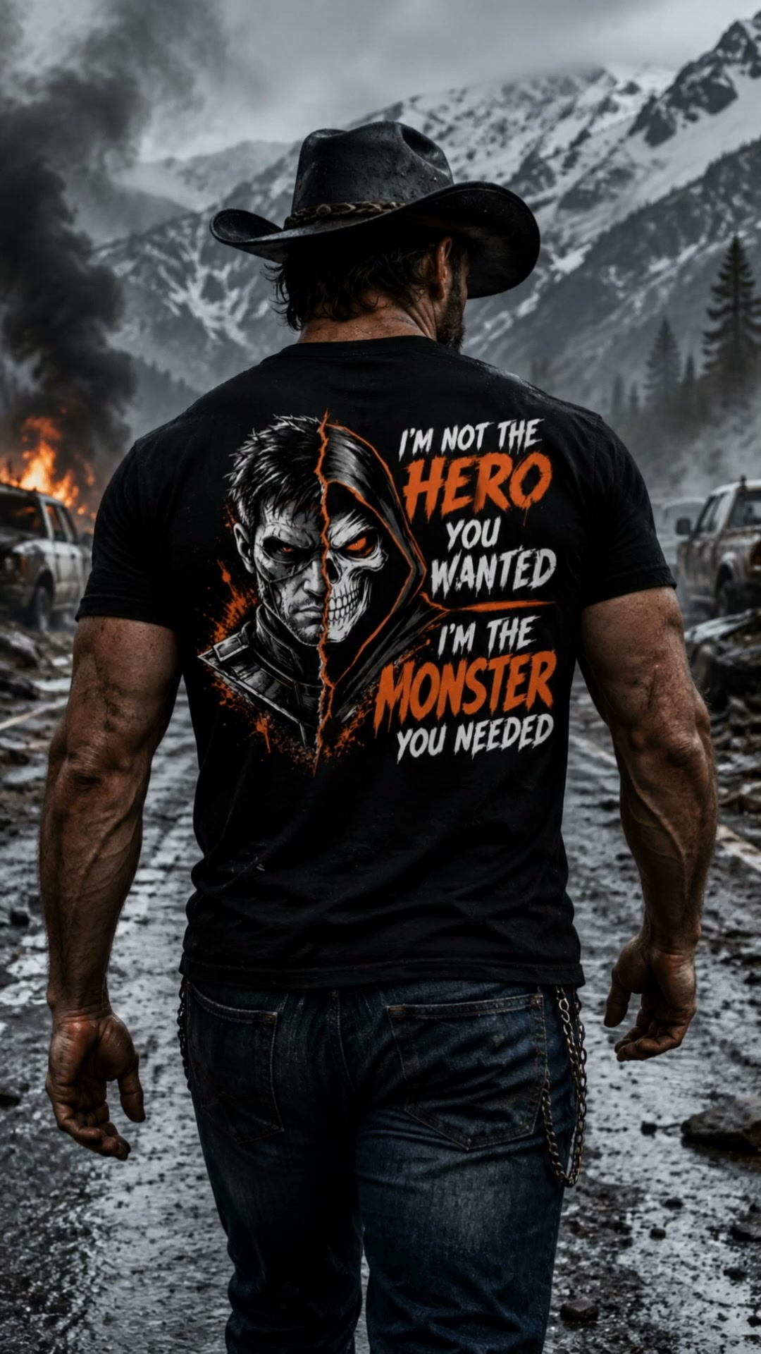 Gen X Monster Halloween Graphic Tee