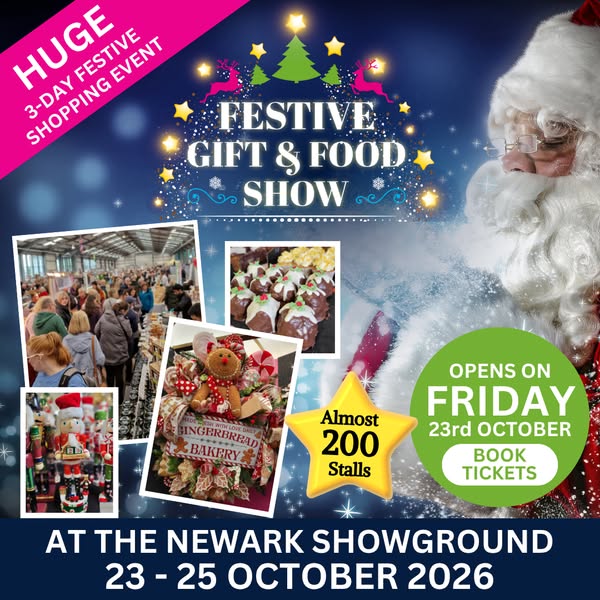 HUGE Christmas Fair returns to the Newark Showground