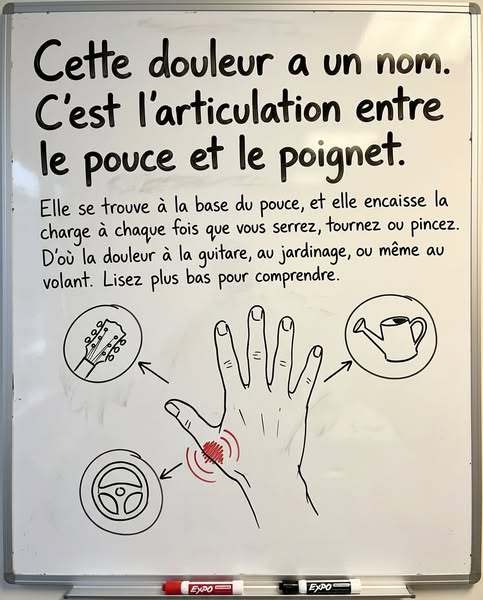 Pourquoi la douleur au pouce revient toujours — et ce que presque tout le monde rate
