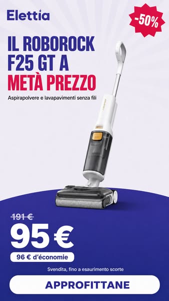 Aspira e lava a 95 €
