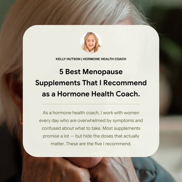 Top 5 Menopause Supplements