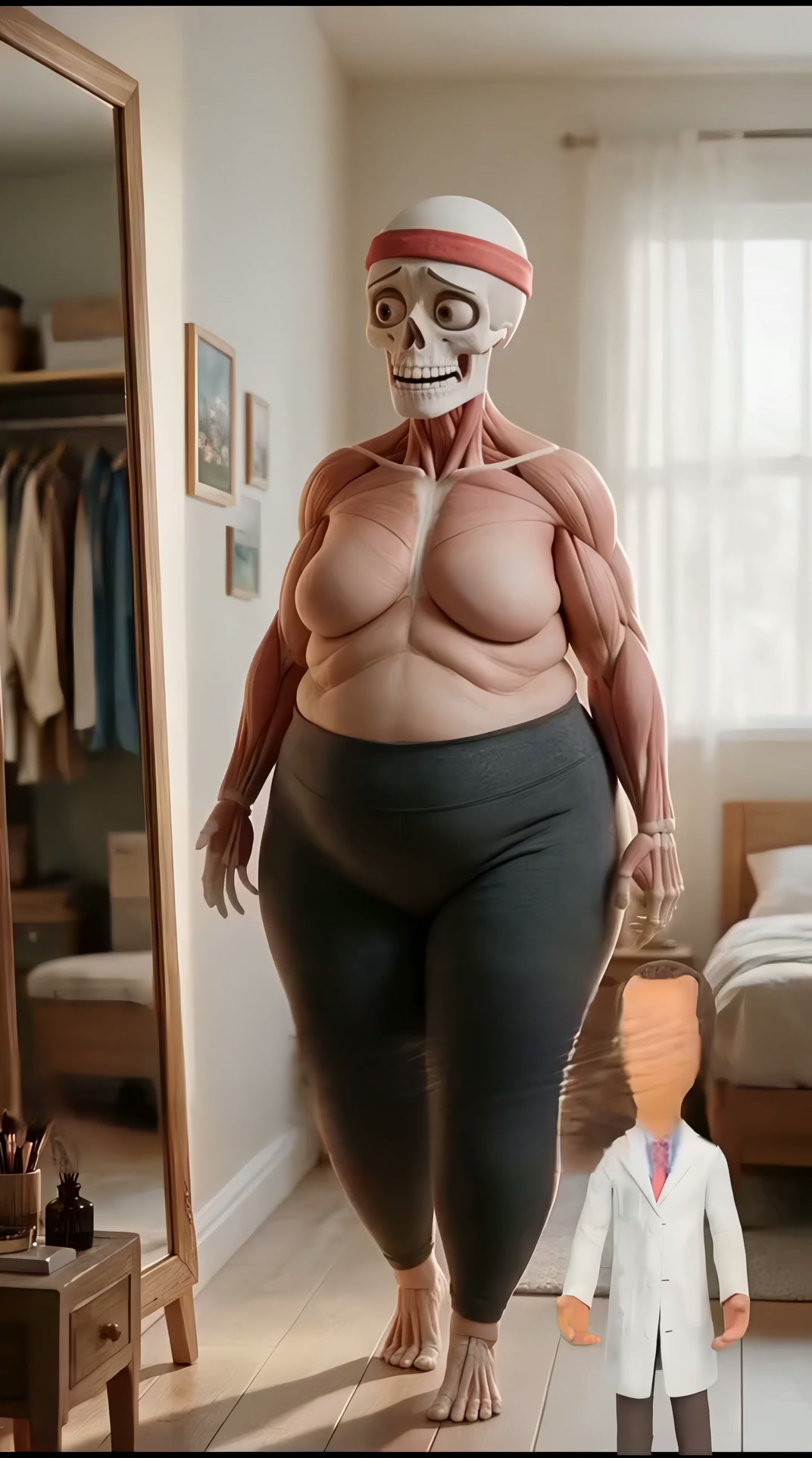 3D KompressionsLeggings