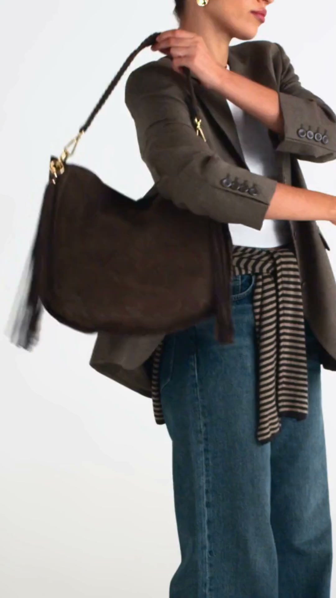 The Rodeo Suede Hobo
