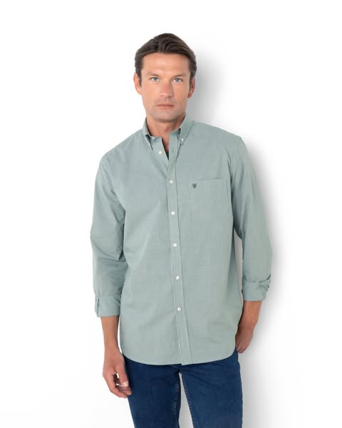 ΠΟΥΚΑΜΙΣΟ CHESTER ΠΟΠΛΙΝΑ REGULAR FIT