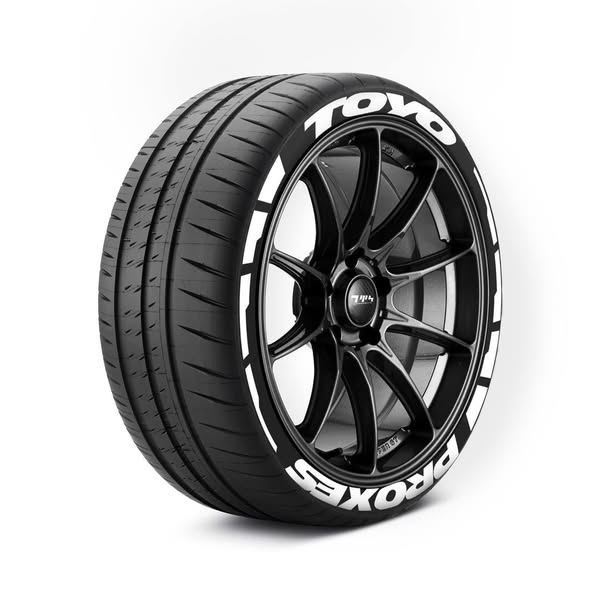 TOYO PROXES Tyre Stickers With Flares Kit