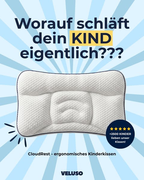 Cloudrest™ Ergonomisches Kinderkissen
