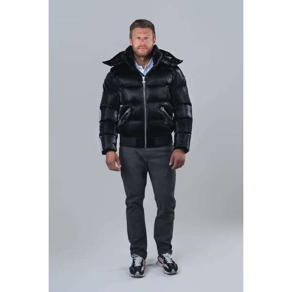 Men's Woody Bomber Jacket - All Wet Black