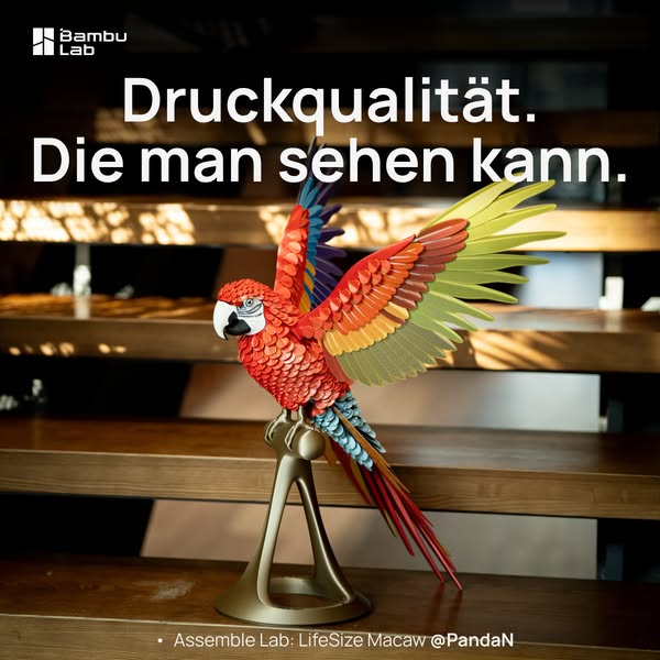 Druckqualität. Die man sehen kann.
