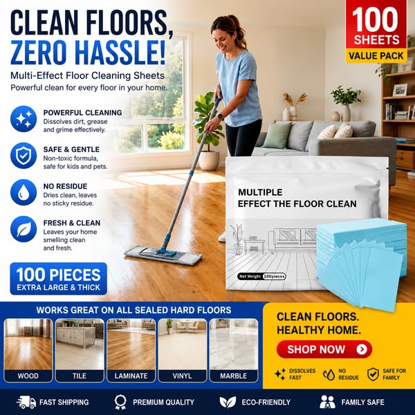 Last Day 80% OFFMulti-Surface Antibacterial Cleaner for Hardwood, Ti