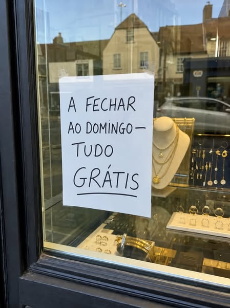 Grátis — pague apenas os portes de envio