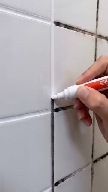 Anti-mould and waterproof joint pen for ceramic tiles